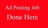 Free Ad Posting jobs without any investments.